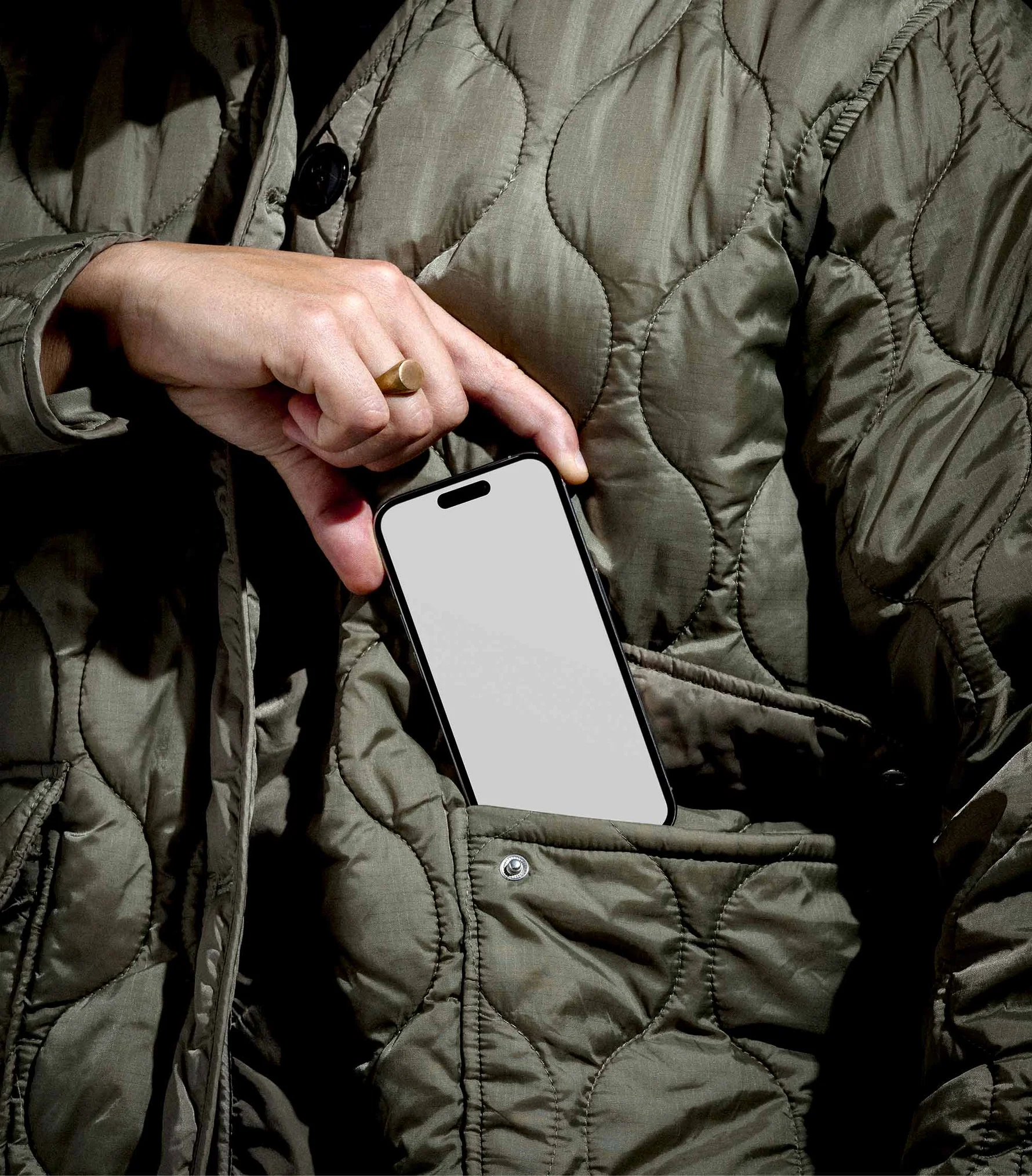 Person working on tablet